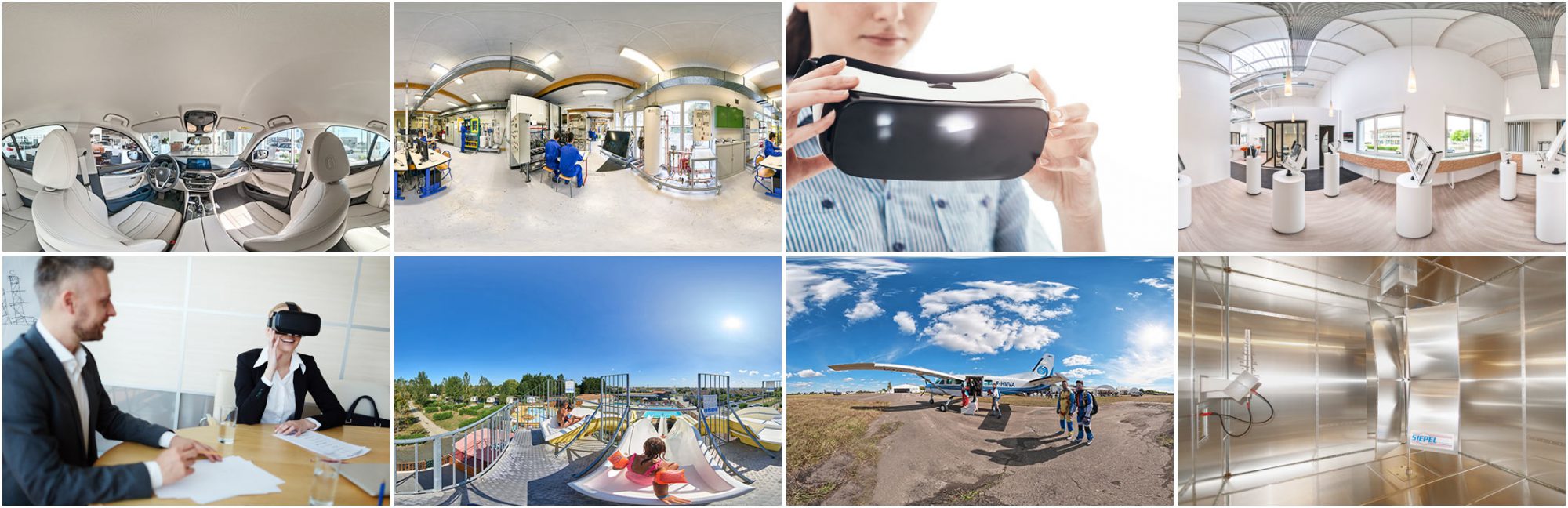 Visites virtuelles 360° immersives applications casques VR, tablettes — free download
